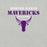 Close-up view of Morton Ranch High School Mavericks Premium Grey Unisex T-shirt 017
