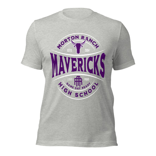 Morton Ranch High School Mavericks Premium Grey Unisex T-shirt 218