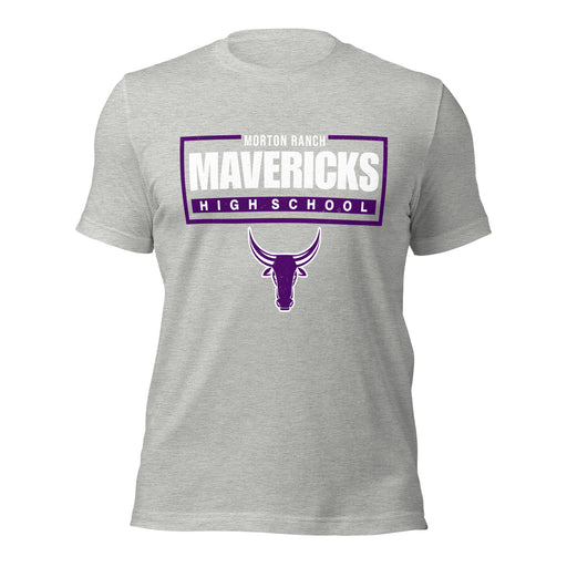 Morton Ranch High School Mavericks Premium Grey Unisex T-shirt 049