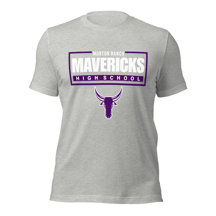 Morton Ranch High School Mavericks Premium Grey Unisex T-shirt 049