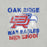 Close-up view of Oak Ridge High School War Eagles Grey Premium Unisex T-shirt 205