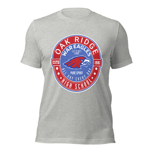 Oak Ridge High School War Eagles Grey Premium Unisex T-shirt 224