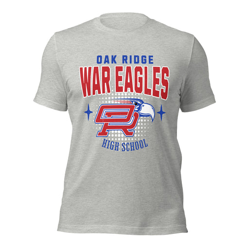 Oak Ridge High School War Eagles Grey Premium Unisex T-shirt 204