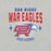 Close-up view of Oak Ridge High School War Eagles Grey Premium Unisex T-shirt 204