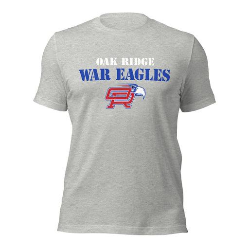 Oak Ridge High School War Eagles Grey Premium Unisex T-shirt 017