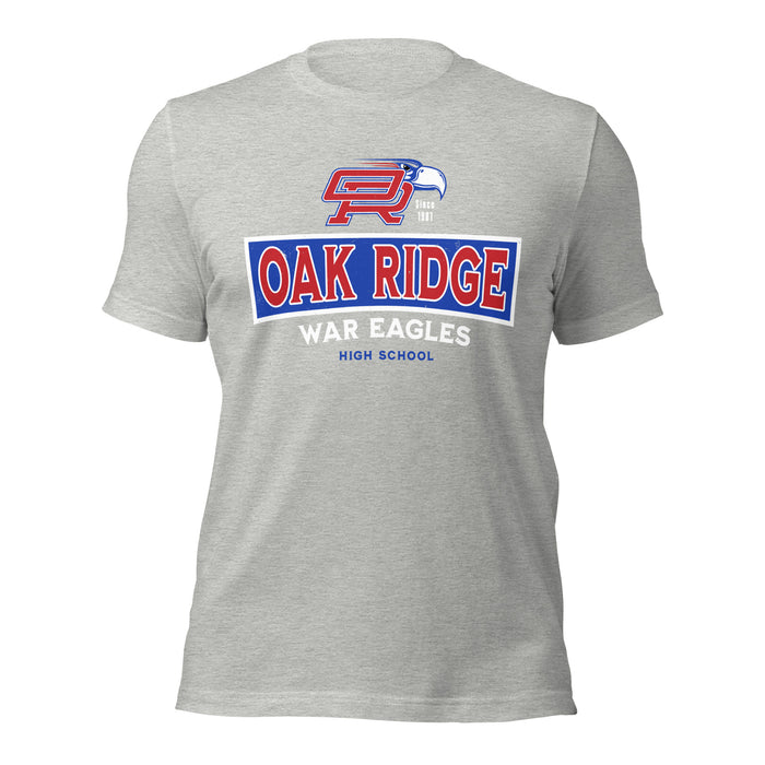 Oak Ridge High School War Eagles Grey Premium Unisex T-shirt 202