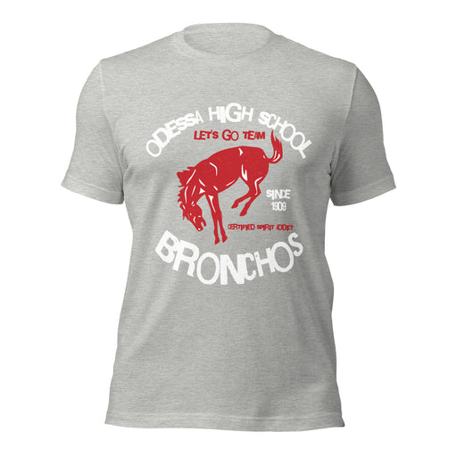 Odessa High School Bronchos Grey Premium Unisex T-shirt 228