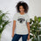 Woman wearing Permian High School Panthers Grey Premium Unisex T-shirt 221
