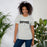 Woman wearing Permian High School Panthers Grey Premium Unisex T-shirt 234