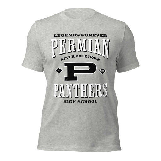 Permian High School Panthers Grey Premium Unisex T-shirt 230