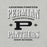 Close-up view of Permian High School Panthers Grey Premium Unisex T-shirt 230