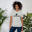 Woman wearing Permian High School Panthers Grey Premium Unisex T-shirt 222
