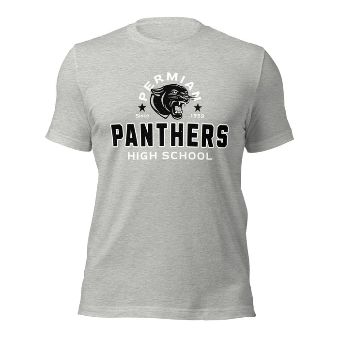 Permian High School Panthers Grey Premium Unisex T-shirt 222