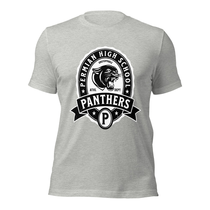 Permian High School Panthers Grey Premium Unisex T-shirt 212