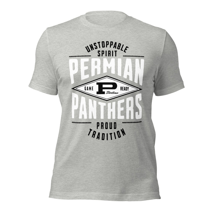 Permian High School Panthers Grey Premium Unisex T-shirt 210