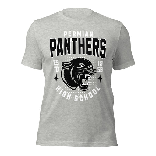 Permian High School Panthers Grey Premium Unisex T-shirt 204