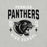 Close-up view of Permian High School Panthers Grey Premium Unisex T-shirt 204