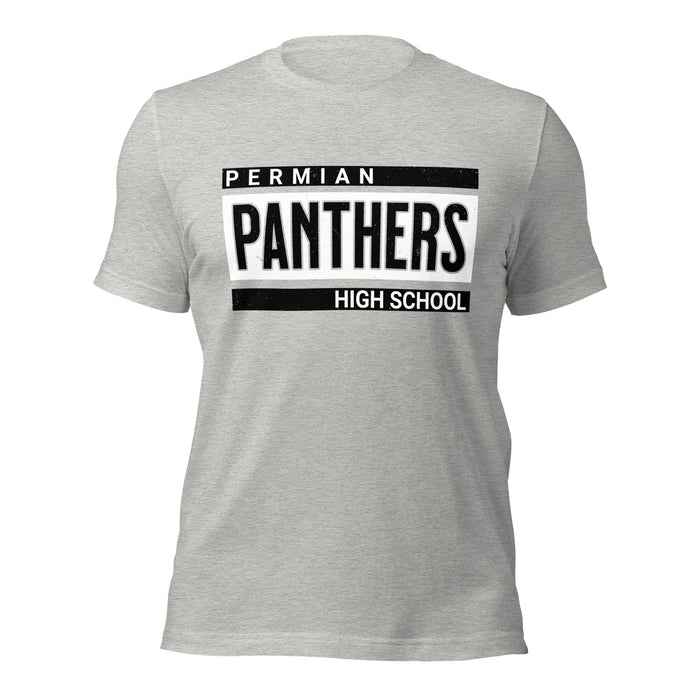 Permian High School Panthers Grey Premium Unisex T-shirt 098
