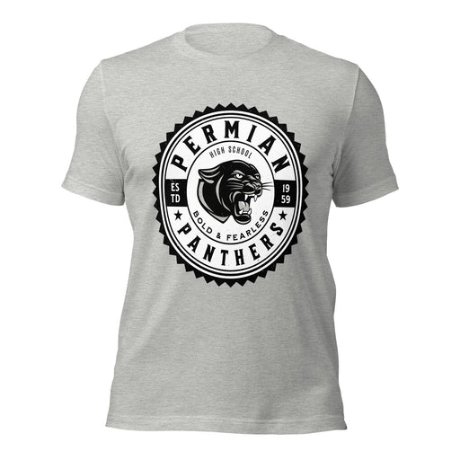 Permian High School Panthers Grey Premium Unisex T-shirt 203