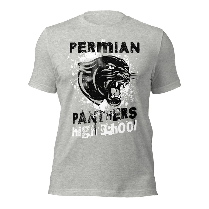Permian High School Panthers Grey Premium Unisex T-shirt 205