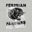 Close-up view of Permian High School Panthers Grey Premium Unisex T-shirt 205