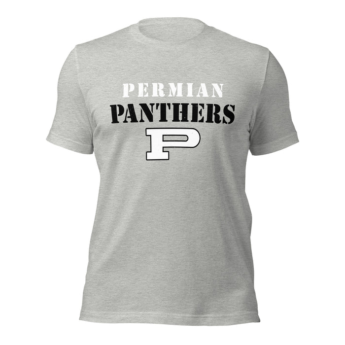 Permian High School Panthers Grey Premium Unisex T-shirt 017
