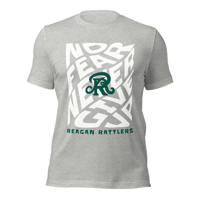 Reagan High School Rattlers Grey Premium Unisex T-shirt 236