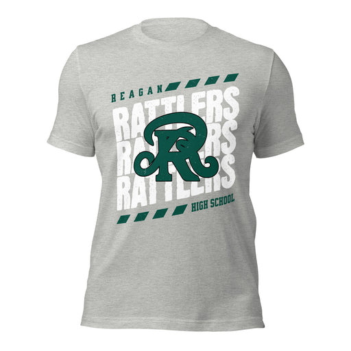 Reagan High School Rattlers Grey Premium Unisex T-shirt 223