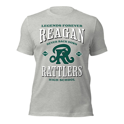 Reagan High School Rattlers Grey Premium Unisex T-shirt 230
