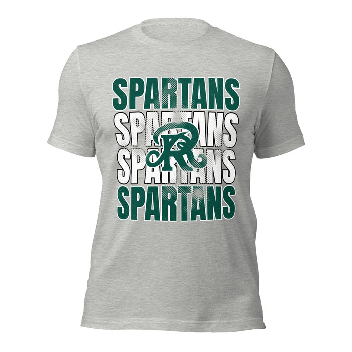 Reagan High School Rattlers Grey Premium Unisex T-shirt 233