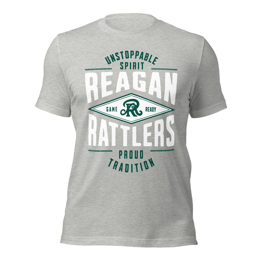 Reagan High School Rattlers Grey Premium Unisex T-shirt 210