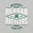 Close-up view of Reagan High School Rattlers Grey Premium Unisex T-shirt 210