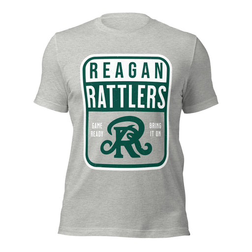 Reagan High School Rattlers Grey Premium Unisex T-shirt 001