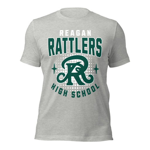 Reagan High School Rattlers Grey Premium Unisex T-shirt 204