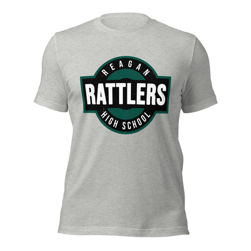 Reagan High School Rattlers Grey Premium Unisex T-shirt 011