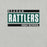 Gray premium t-shirt with 'Reagan Rattlers High School' text design 098