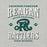 Close-up view of Reagan High School Rattlers Grey Premium Unisex T-shirt 230