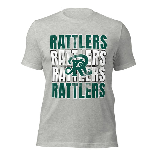Reagan High School Rattlers Grey Premium Unisex T-shirt 233