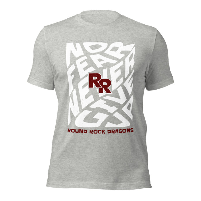 Round Rock High School Dragons Grey Premium Unisex T-shirt 236