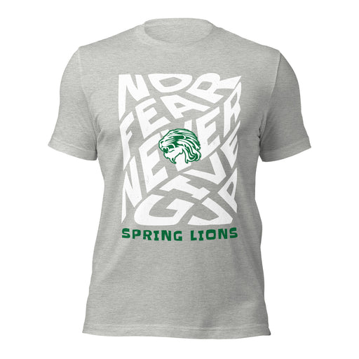 Spring High School Lions Grey Premium Unisex T-shirt 236