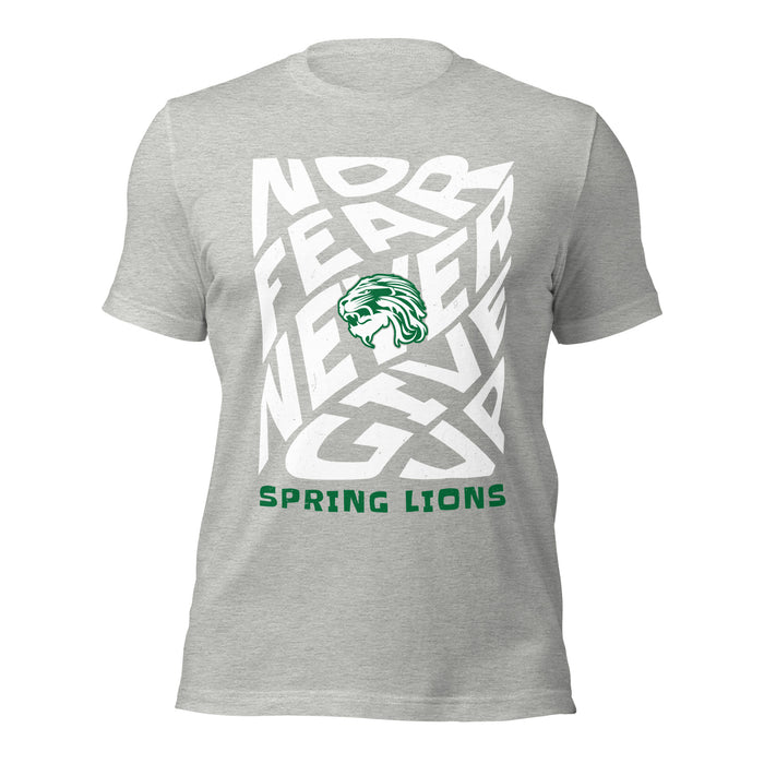 Spring High School Lions Grey Premium Unisex T-shirt 236