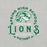 Close-up view of Spring High School Lions Grey Premium Unisex T-shirt 206
