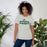 Woman wearing Spring High School Lions Grey Premium Unisex T-shirt 202