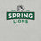 Close-up view of Spring High School Lions Grey Premium Unisex T-shirt 202