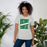 Woman wearing Spring High School Lions Grey Premium Unisex T-shirt 241