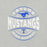 Close-up view of Taylor High School Mustangs Grey Premium Unisex T-shirt 218