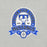 Close-up view of Taylor High School Mustangs Grey Premium Unisex T-shirt 212
