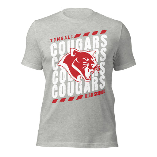 Tomball High School Cougars Grey Premium Unisex T-shirt 223