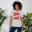 Woman wearing Tomball High School Cougars Grey Premium Unisex T-shirt 241