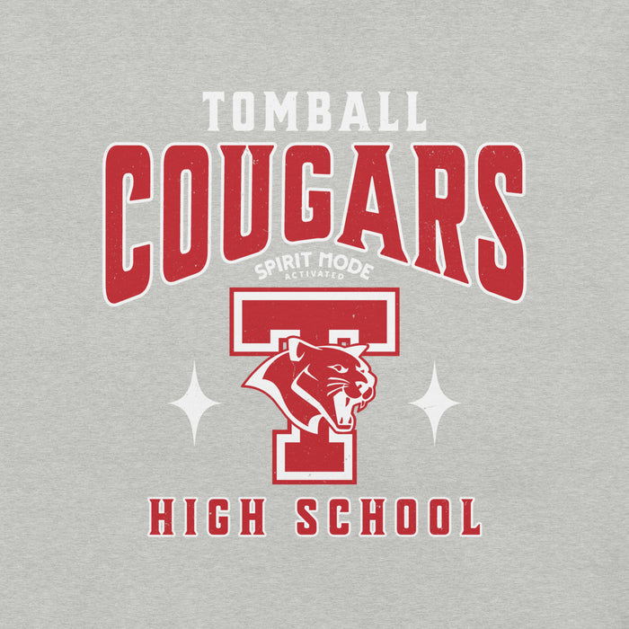Tomball High School Cougars Grey Premium Unisex T-shirt 213